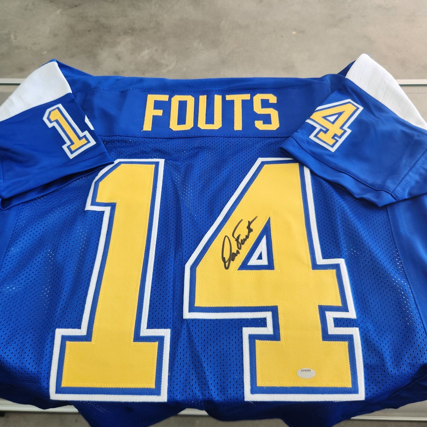 Dan Fouts signed Chargers Jersey w/COA