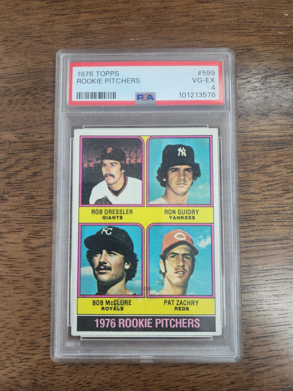 1976 Topps Baseball Rookie Pitchers PSA VG-EX 4