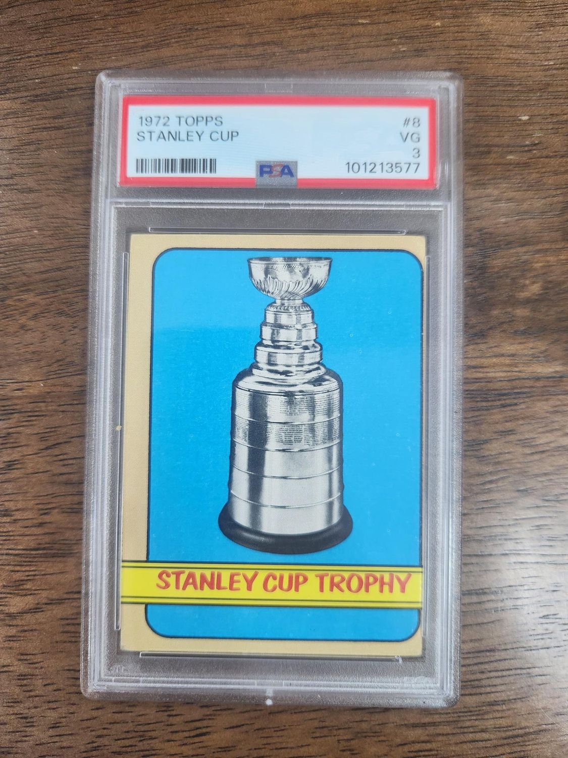 1972 Topps Stanley Cup Trophy PSA VG #8