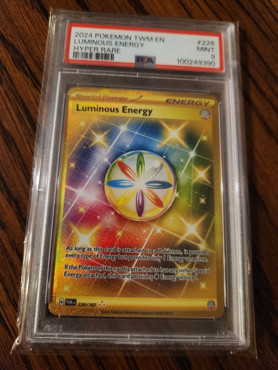 2024 Pokemon Twm En Luminous Energy Hyper Rare Mint 9