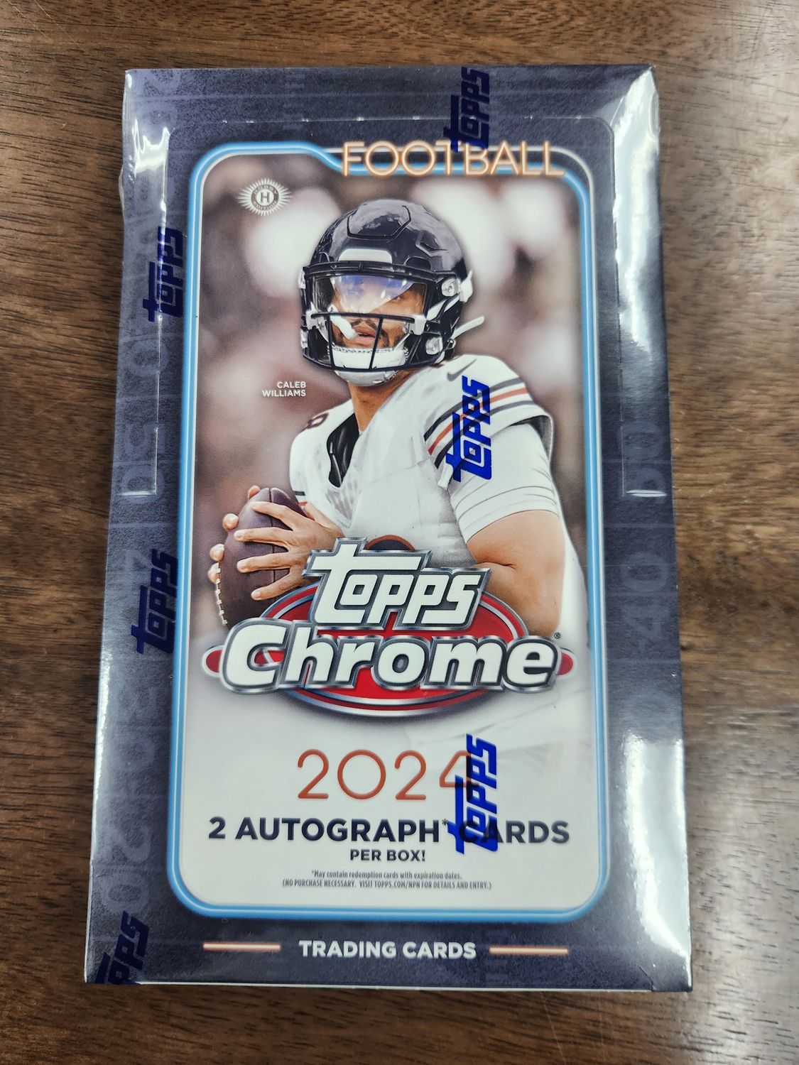 2024 Topps Chrome Football Hobby Box