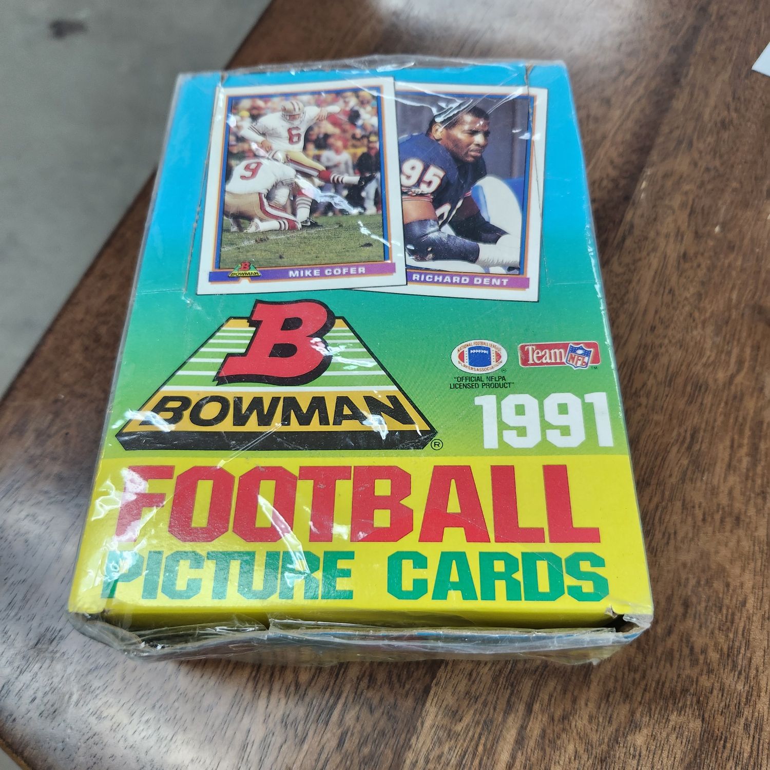 1991 Bowman Football Wax Box Sealed