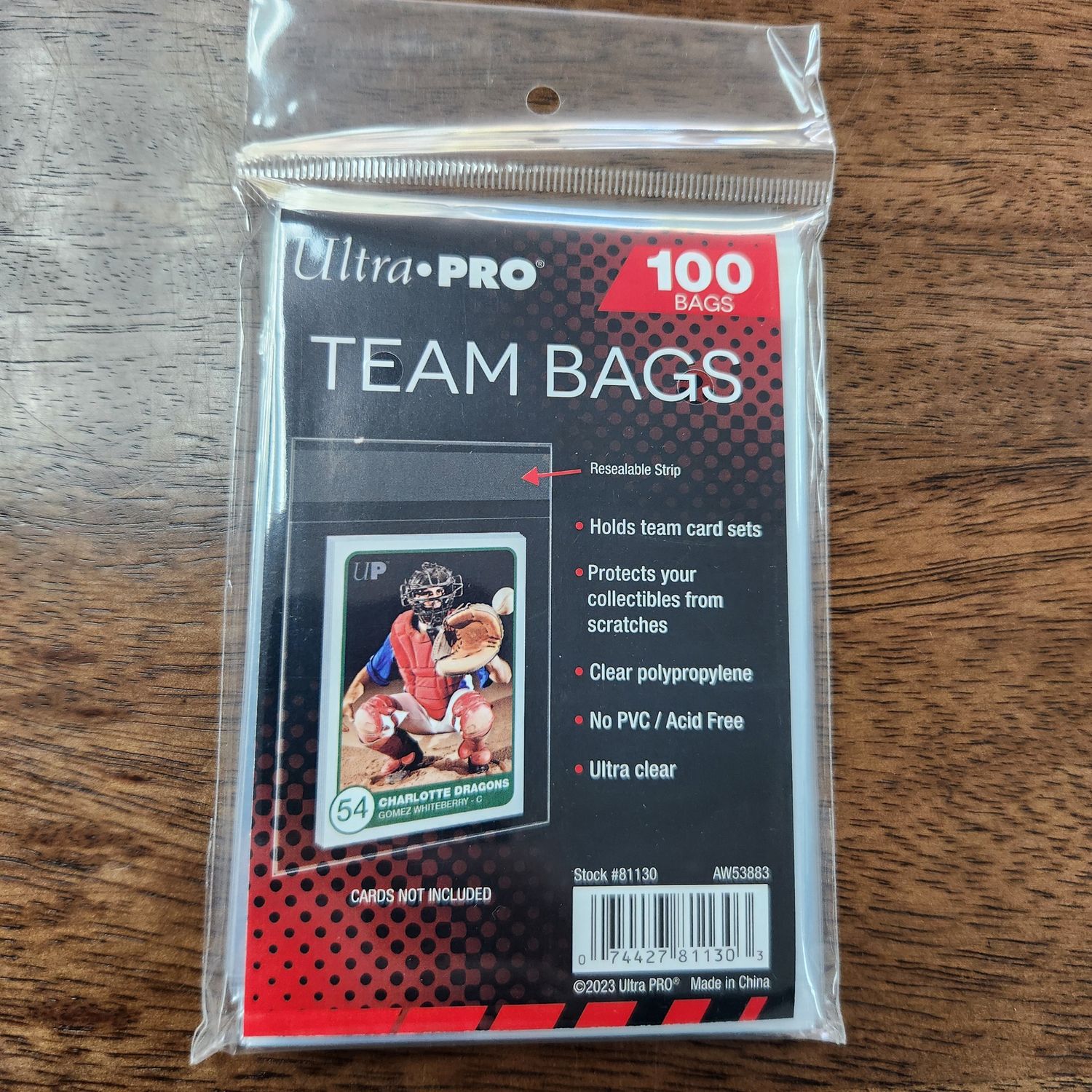 Ultra Pro Team Bags 100 count