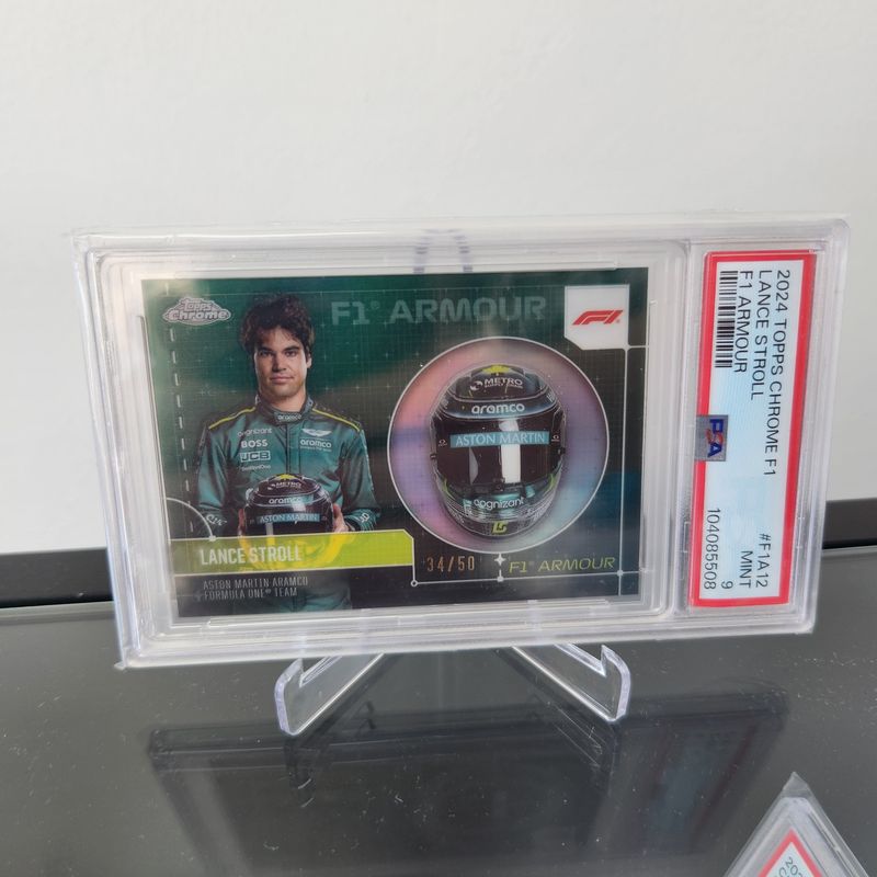 2024 Topps Chrome Lance Stroll F1 Armour PSA 9