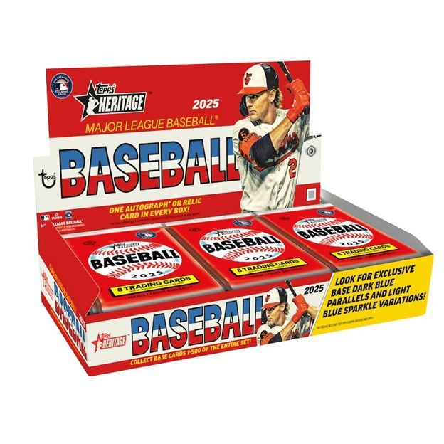 Pack: 2025 Topps Heritage Baseball Hobby Pack