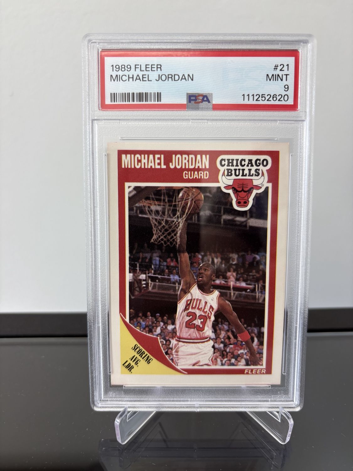 1989 Fleer Michael Jordan #21 PSA 9