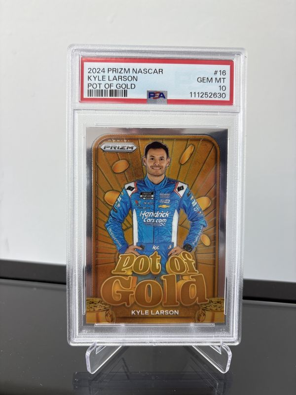 2024 Prizm Racing Kyle Larson Pot of Gold PSA 10