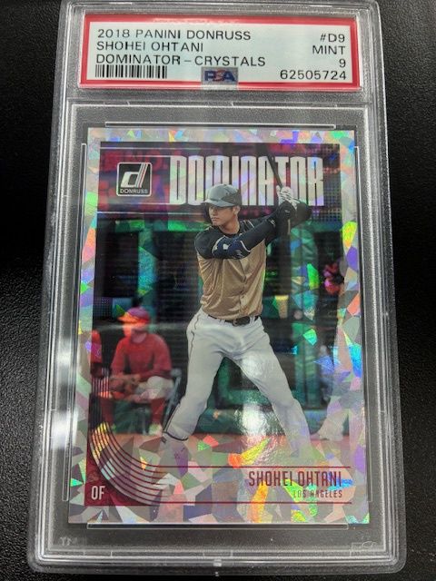 2018 Panini Donruss Shohei Ohtani Dominator-Crystals #D9  PSA 9 MINT