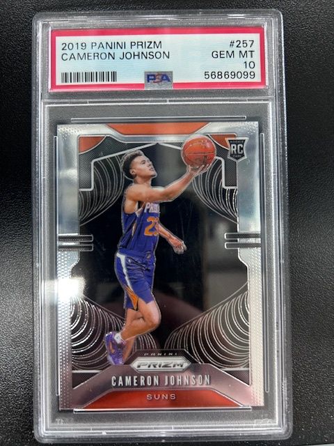 2019 Panini Prizm Cameron Johnson #257 PSA 10 GEM MT