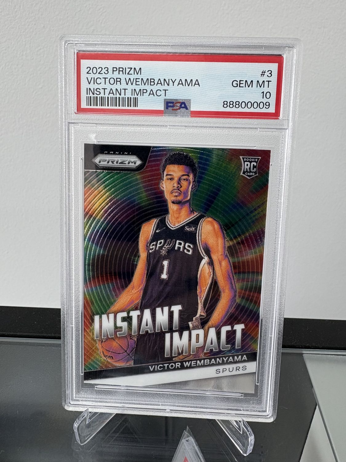 2023 - 24 Prizm Victor Wembanyama RC Instant Impact PSA 10