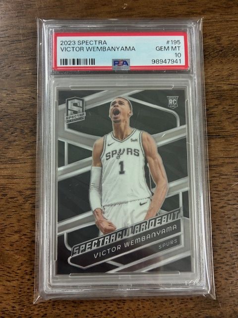 2023 Spectra Victor Wembanyama PSA 10