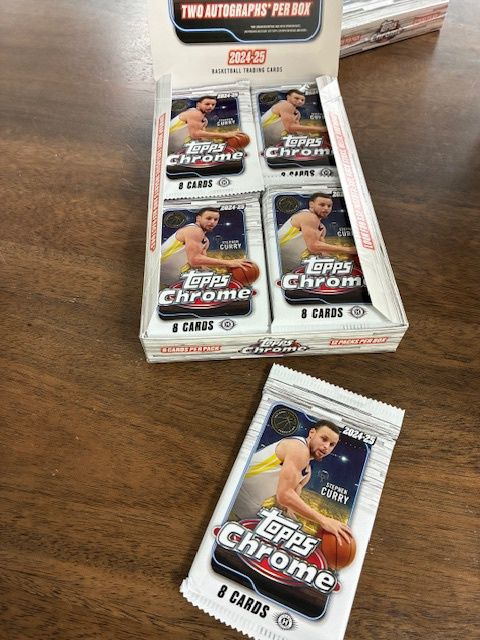 Hobby Pack : Topps Chrome 2024-25 Basketball