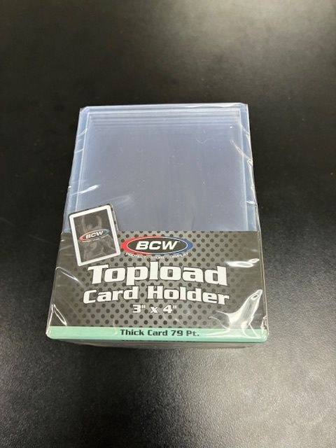 BCW Topload Card Holder Thick Card 79 pt