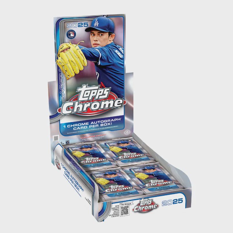 Pack - 2025 Topps Chrome Baseball Hobby Pack