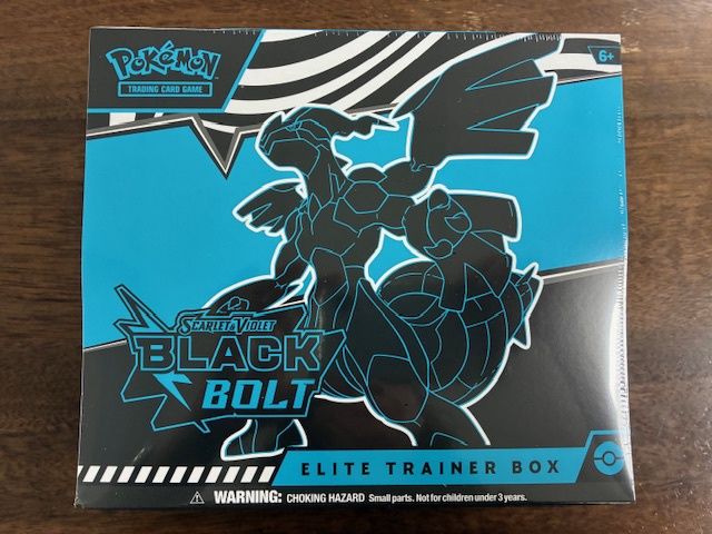 Pokemon ETB Black Bolt Elite Trainer Box