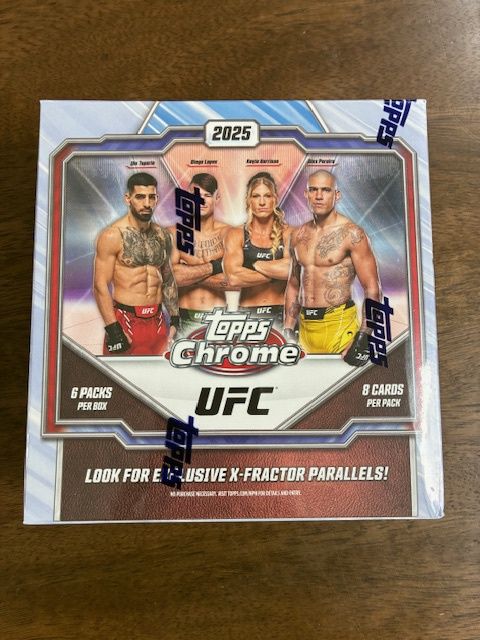 UFC Topps Chrome 2025 Mega Box