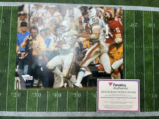 Nick Buoniconti Autographed Photo HOF '01 w/ COA 8 x 10
