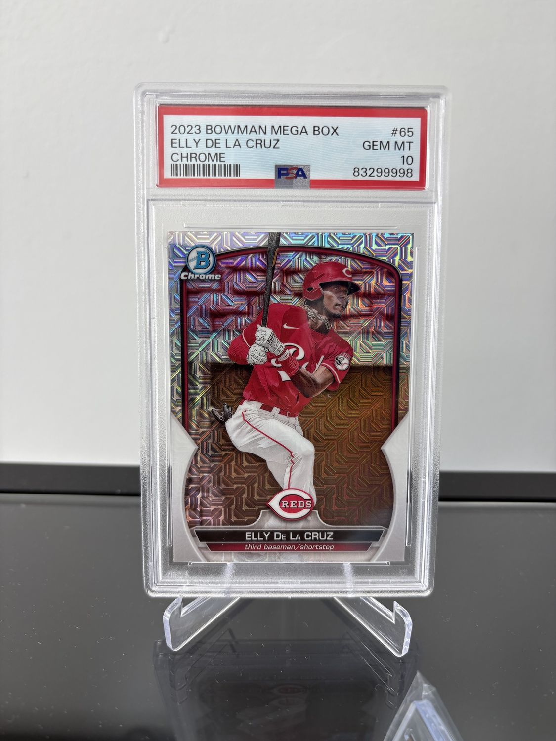 2023 Bowman Mega Box Elly De La Cruz  Chrome PSA 10