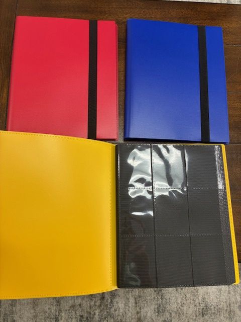 9 pocket binder - various colors - 360 cards