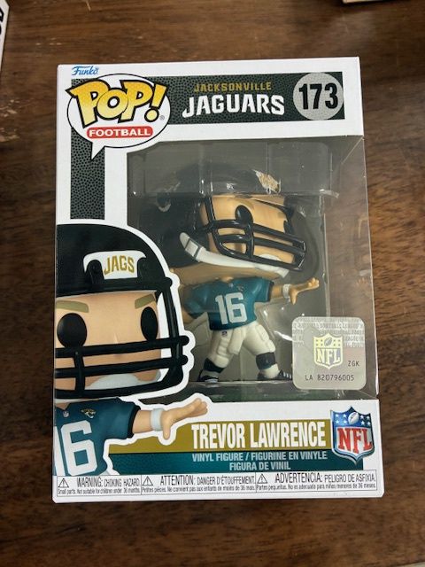 Funko Pop 173 Trevor Lawrence Jacksonville Jaguars