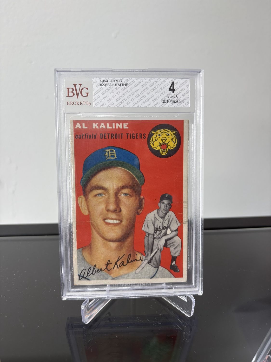 1954 Topps Al Kaline #201 BVG 4