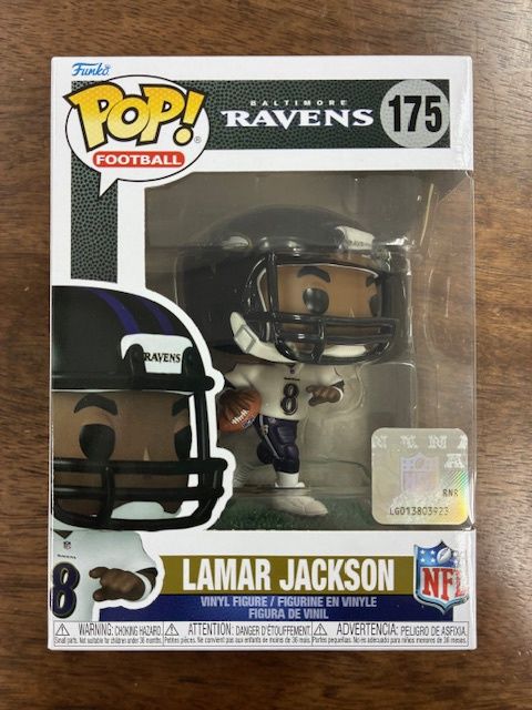 Funko POP! Lamar Jackson (Away Uniform) Baltimore Ravens #175