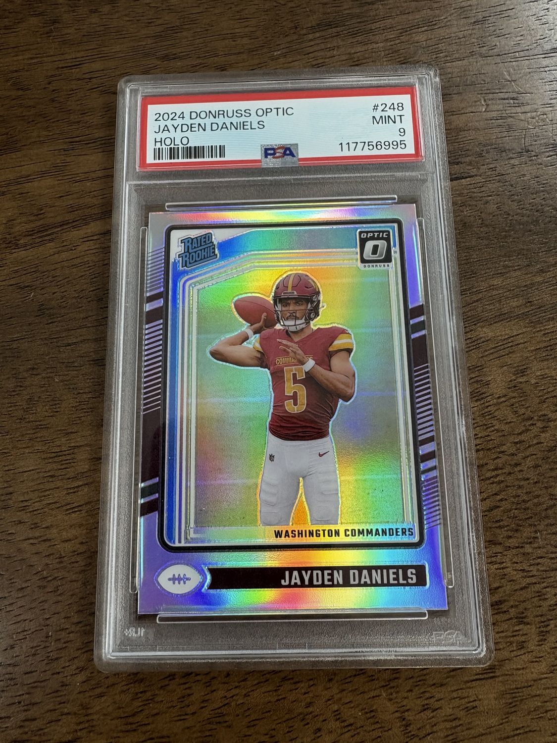 2024 Optic Holo Jayden Daniels PSA 9