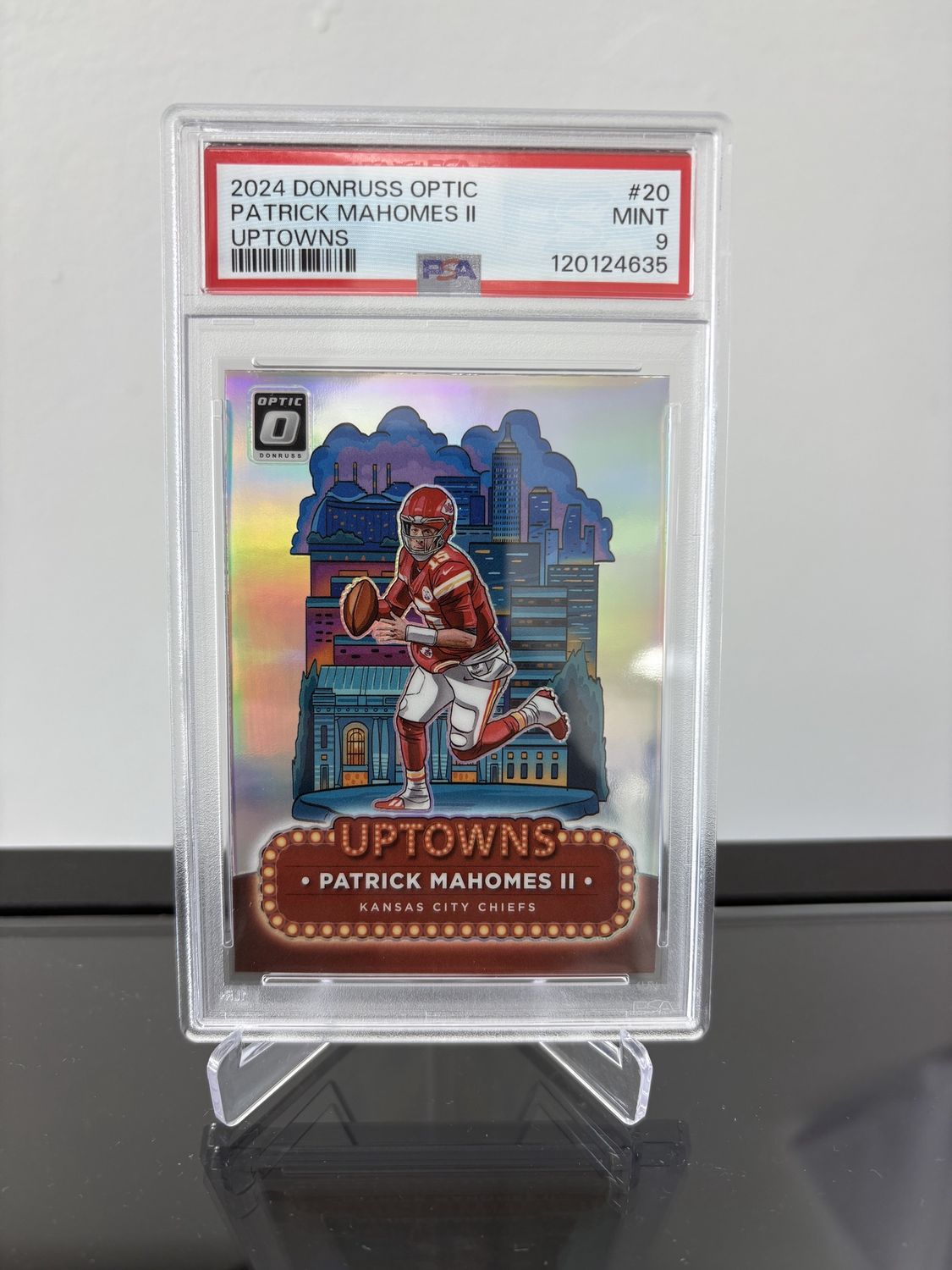 2024 Optic Mahomes Uptown PSA 9