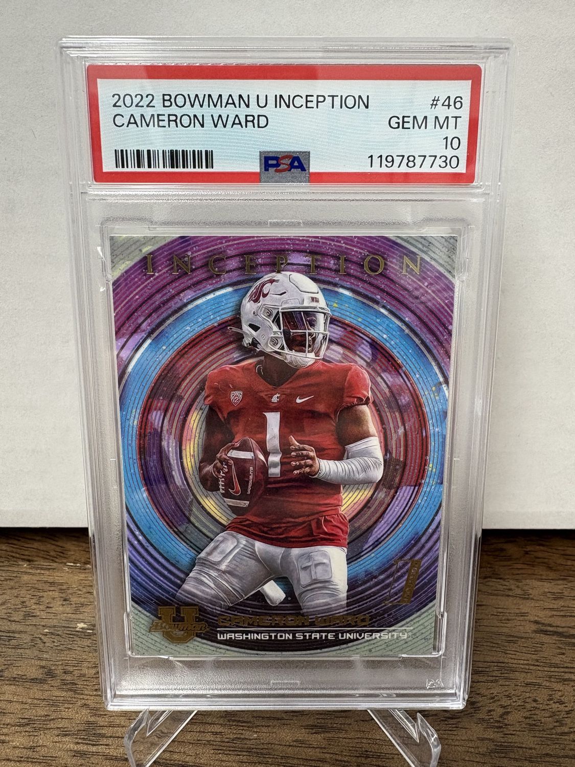 2022 Bowman U Inception Cam Ward #46 PSA 10