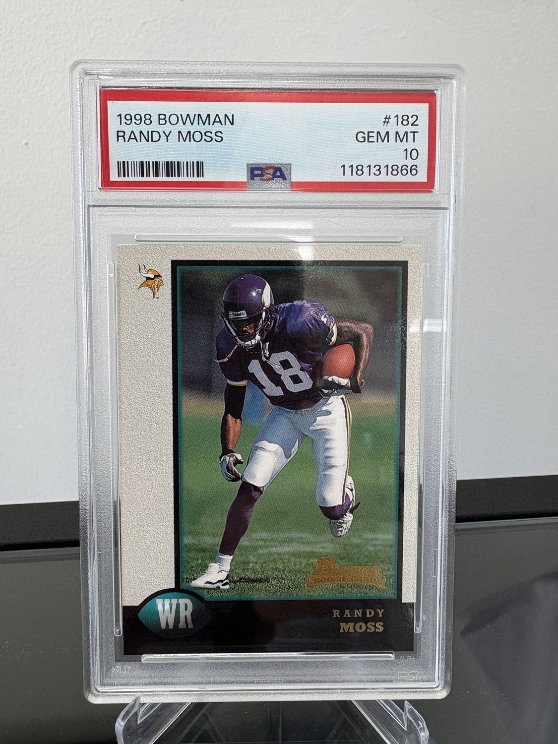 1998 Bowman Randy Moss #182 PSA 10