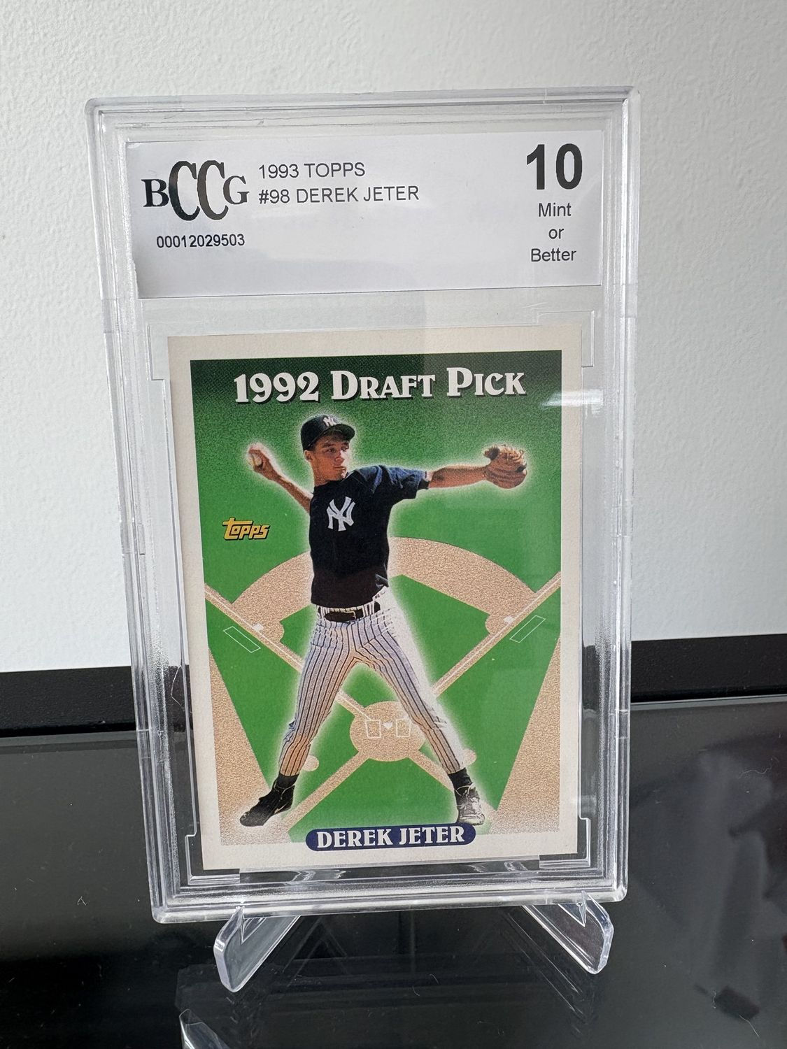 1993 Topps Derek Jeter RC #98 BCCG 10