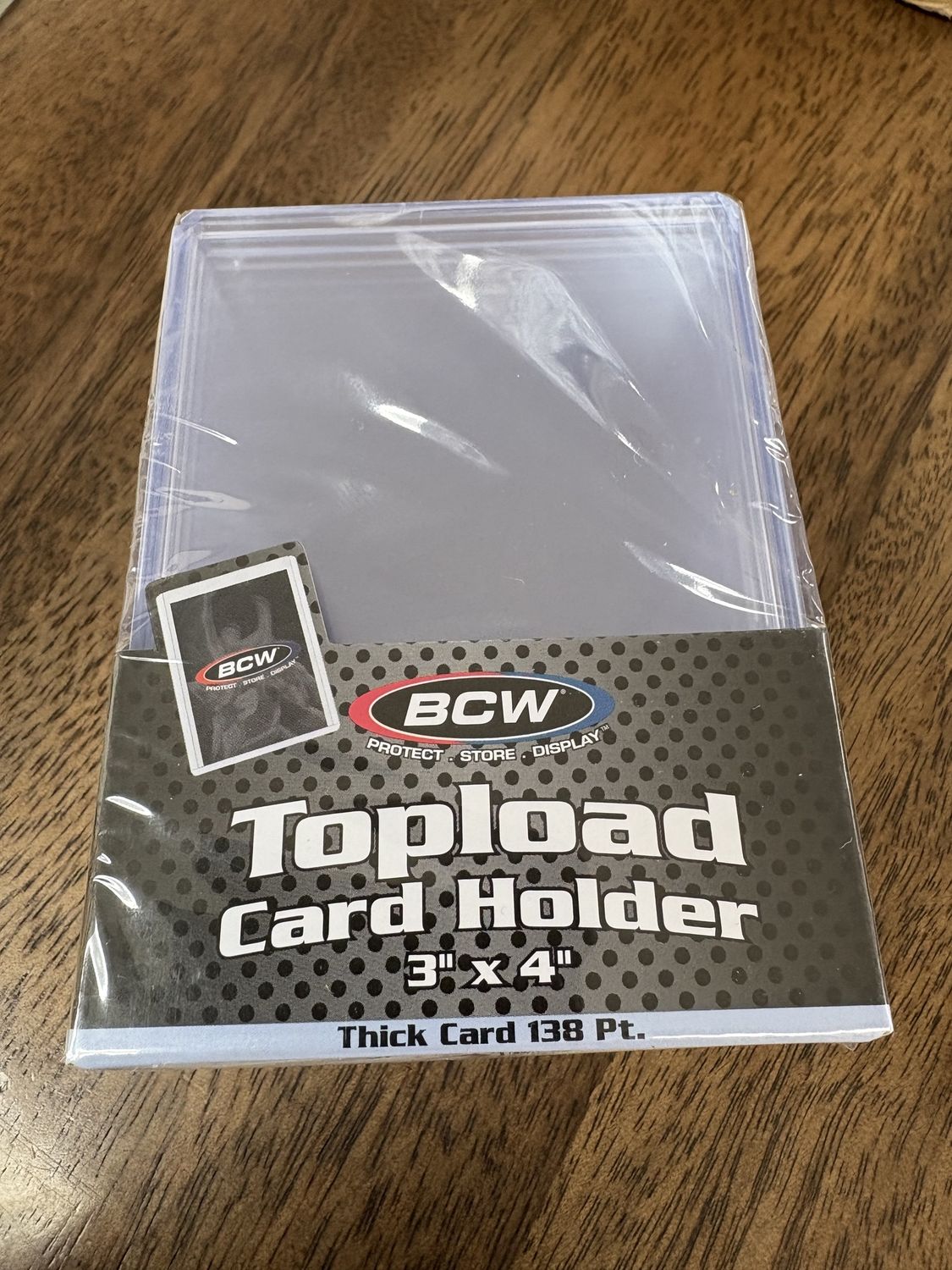138 pt BCW Top Loader pack of 10