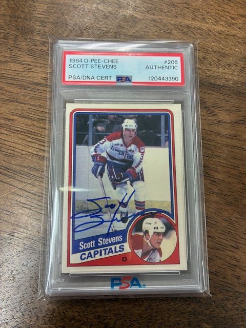 1984 O-Pee-Chee OPC Scott Stevens PSA DNA Authentic