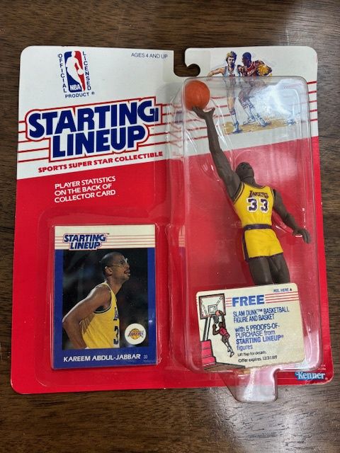 Kareem Abdul-Jabbar Starting LineUp 1988 NBA