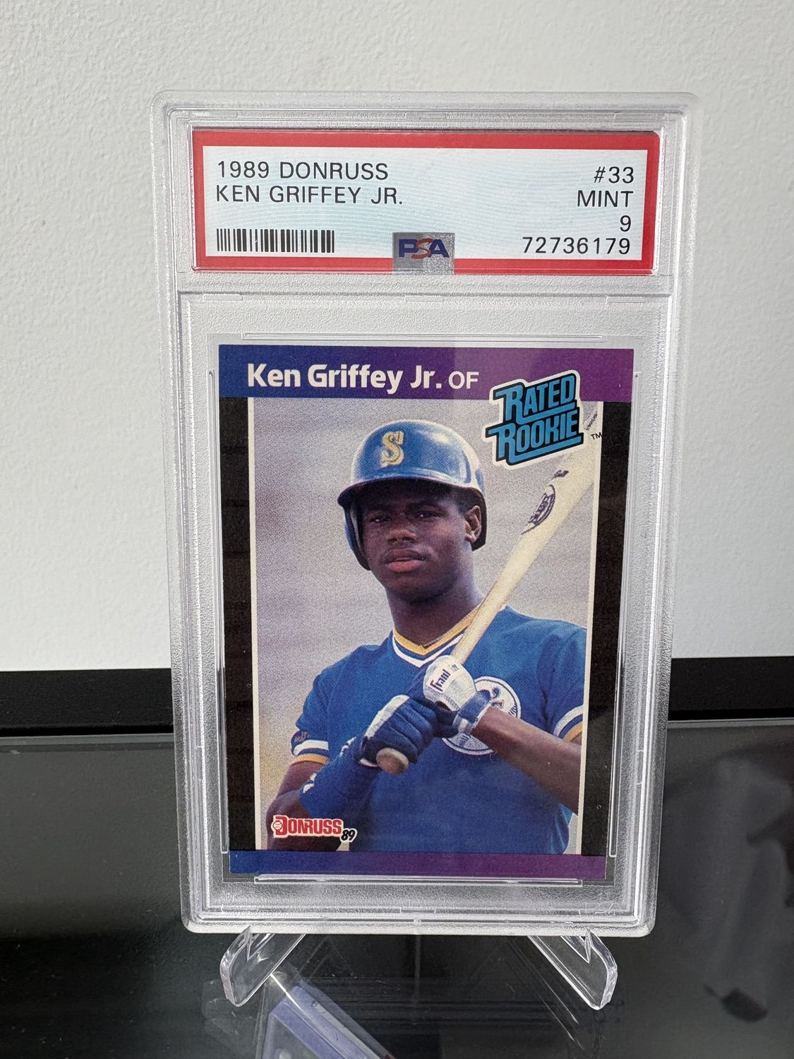1989 Donruss Ken Griffey Jr RC PSA 9