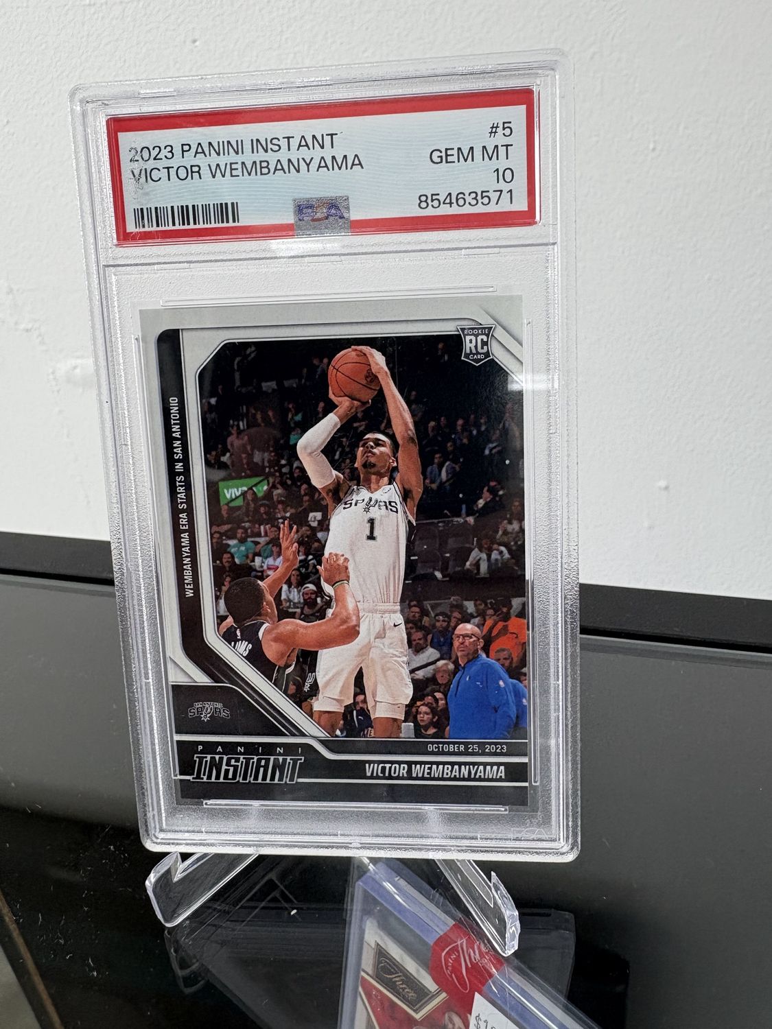 2023 Panini Instant Victor Wembanyama #5 PSA 10 RC
