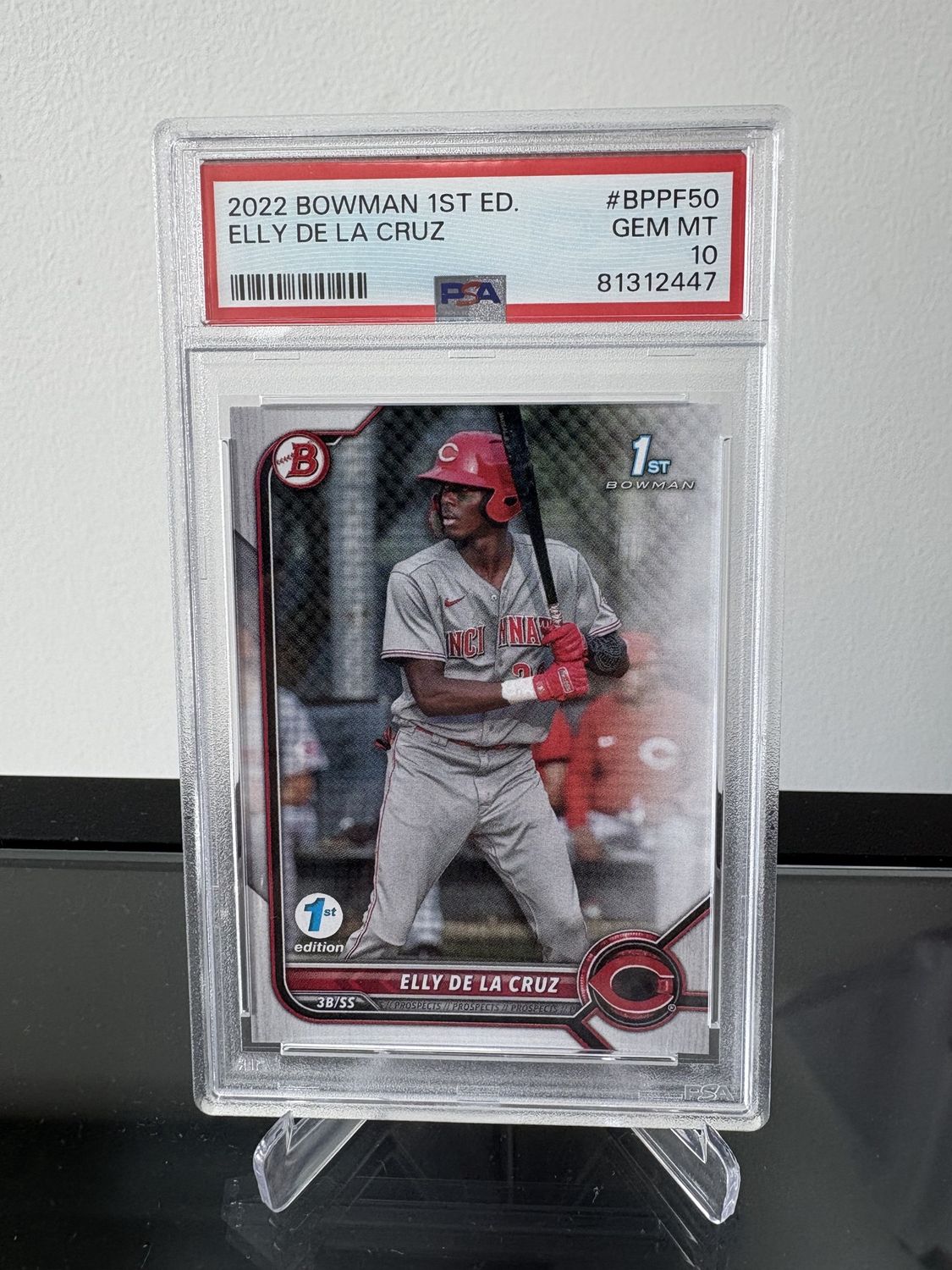 2022 Bowman Elly De La Cruz #BPPF50 PSA 10