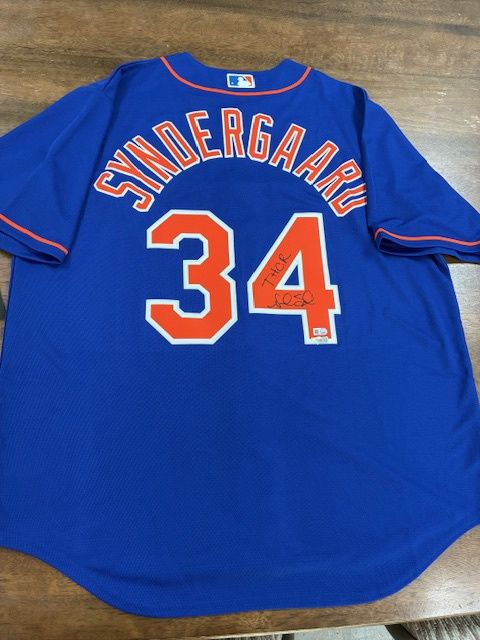 Noah Syndergaard "Thor" autographed NY Mets jersey Nike Fanatics COA