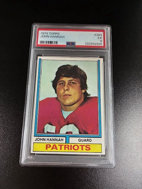 1974 Topps John Hannah PSA 5