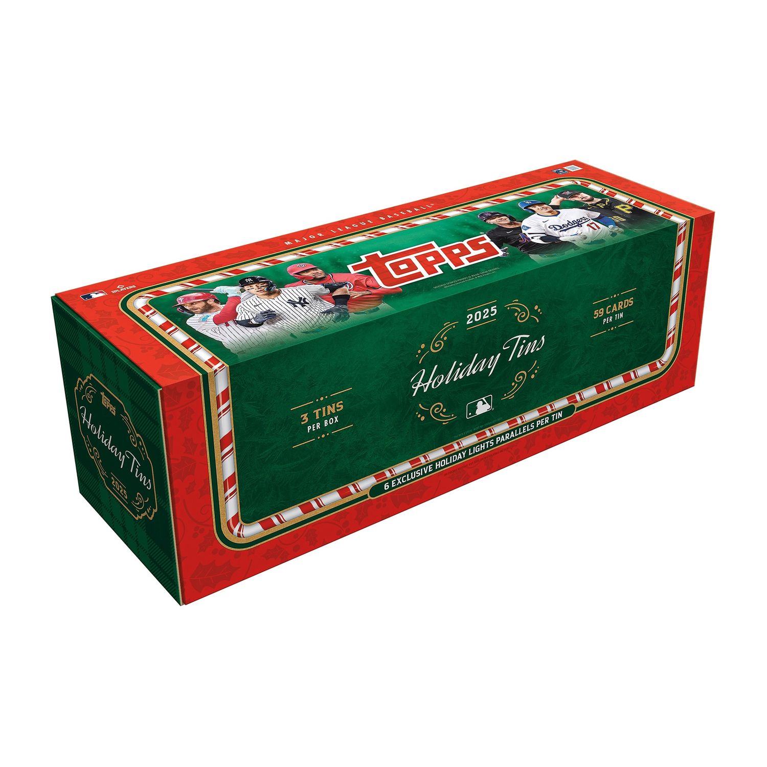 2025 Topps Holiday Baseball 3-tin Box set