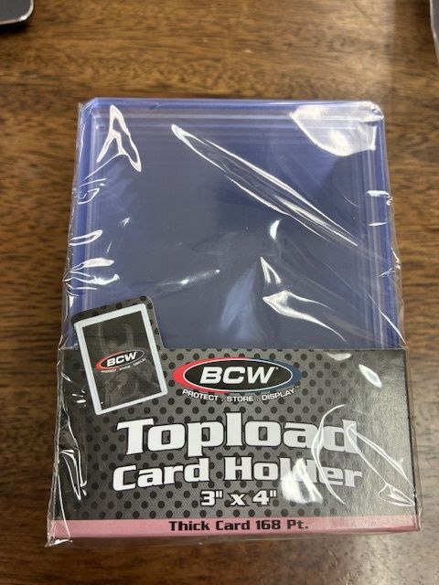 168 pt BCW Top Loader pack of 10