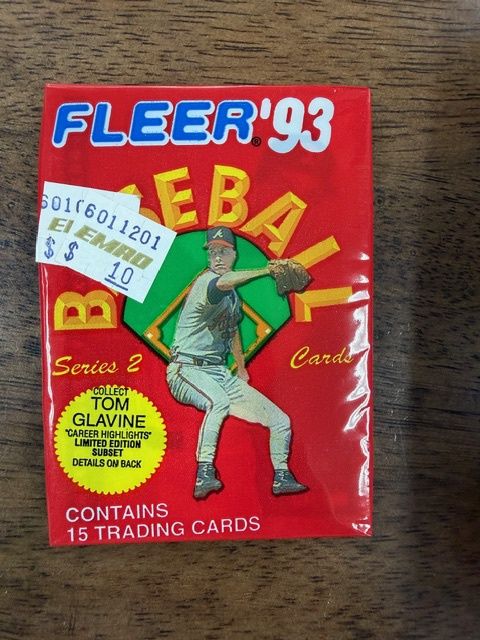 Fleer '93 Baseball Cards Series 2 Vintage Packs