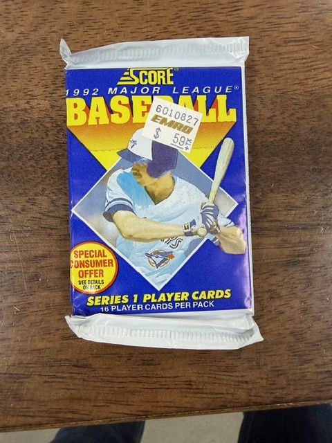 1992 Score Major League baseball Series 1 Pack