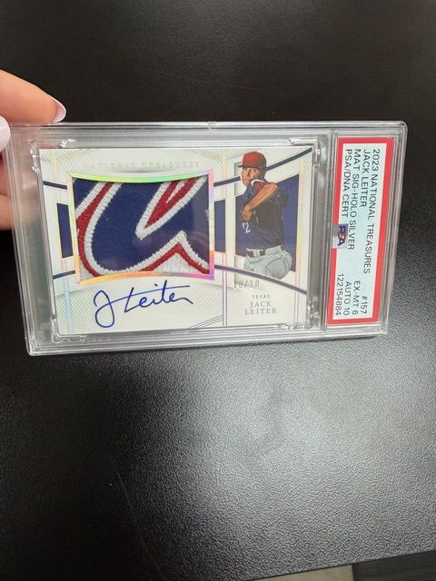 2023 National Treasures Jack Leiter /10