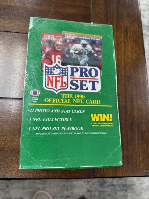 1990 NFL Pro Set Football Card BOX sealed