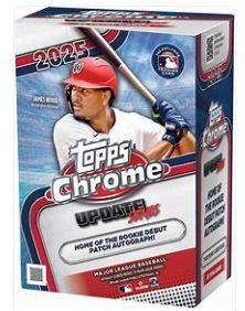 2025 Topps Chrome Update Series Baseball Blaster Box