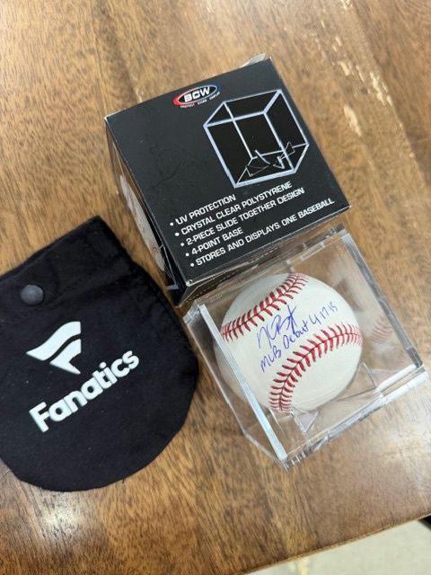 Kris Bryant Signed Baseball "MLB Debut 4-17-15" w/Fanatics COA