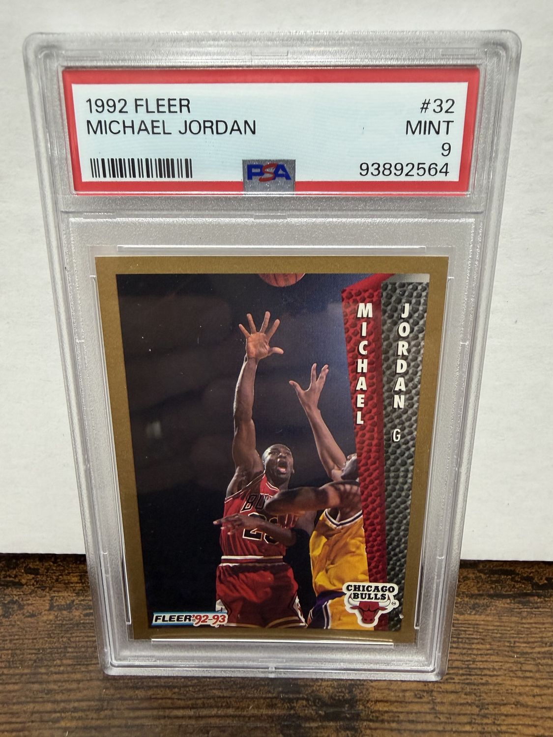 1992 Fleer Michael Jordan #32  PSA 9 MINT