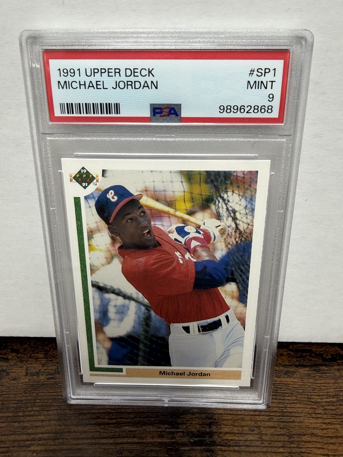 1991 Upper Deck Baseball Michael Jordan #SP-1  PSA 9 MINT