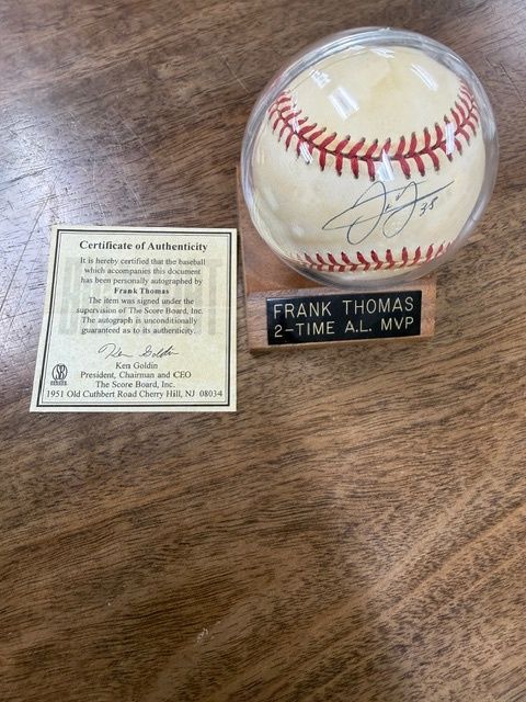 Frank Thomas Autographed Baseball